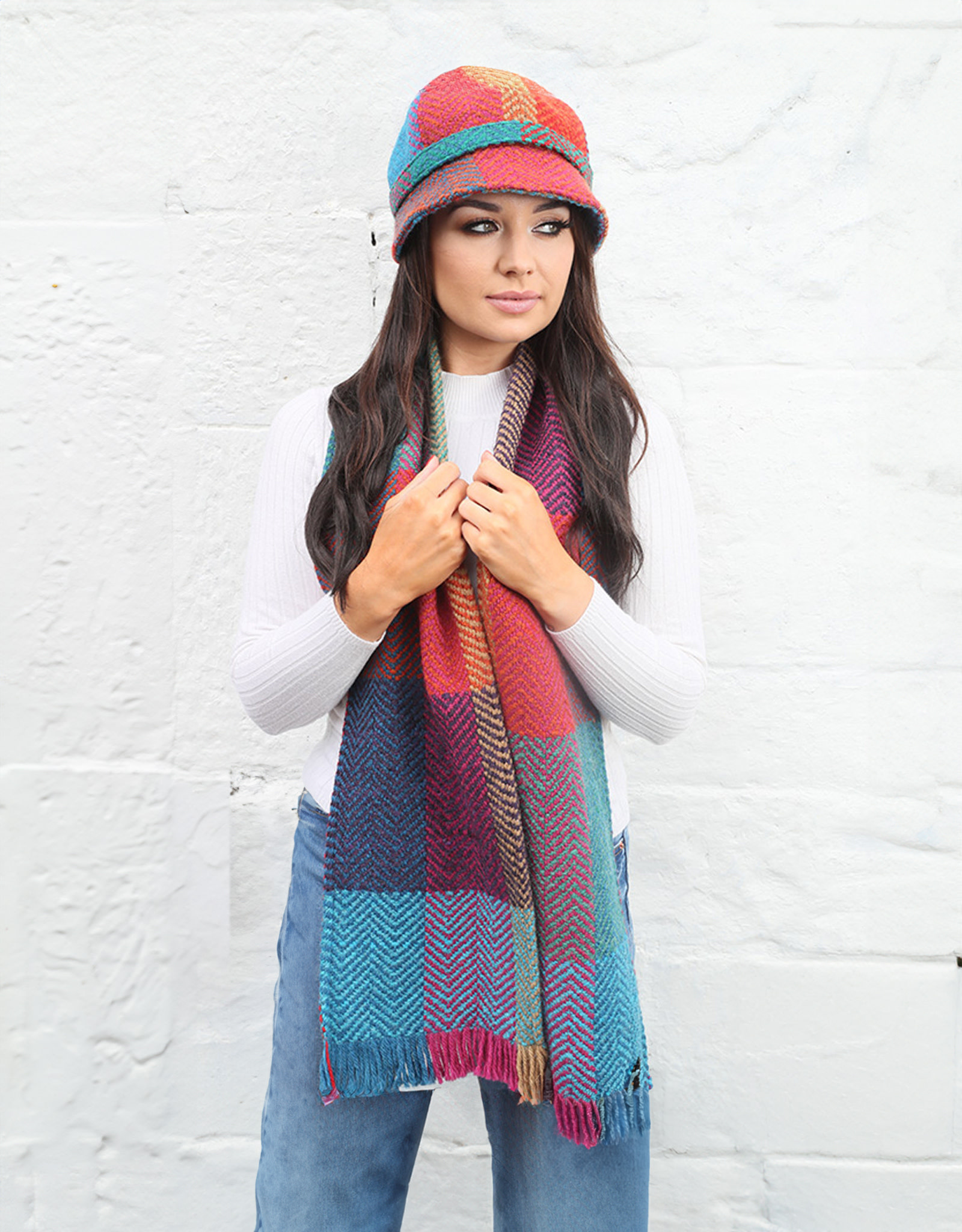 ACCESSORIES BRANIGAN WEAVERS SCARF - Donegal Red