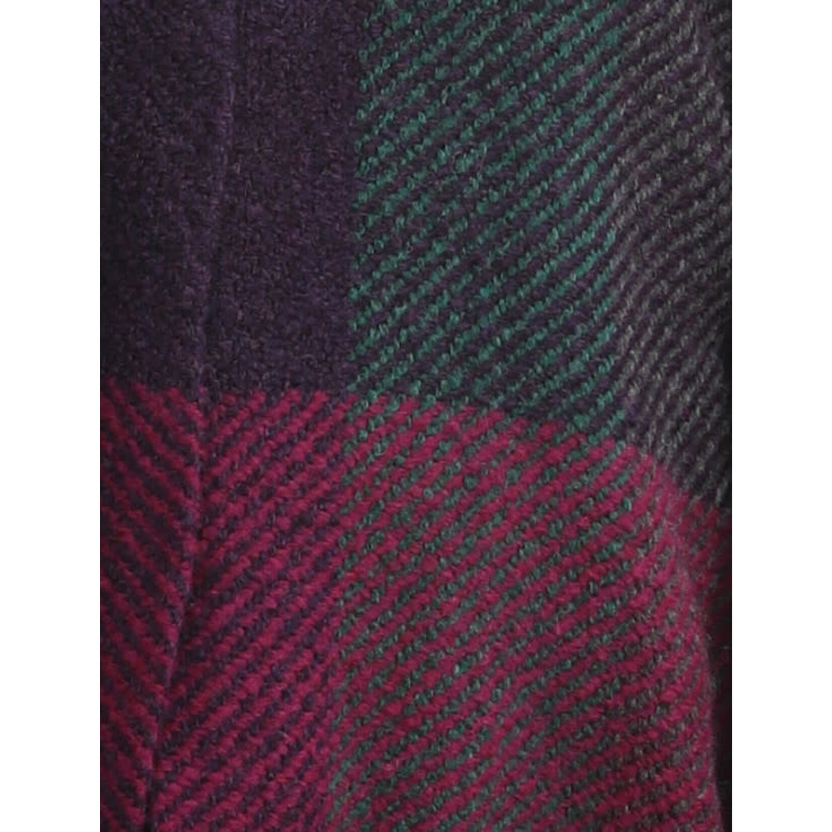 CAPES & RUANAS BRANIGAN WEAVERS RACHEL CAPE - Kildare Multi Mulberry