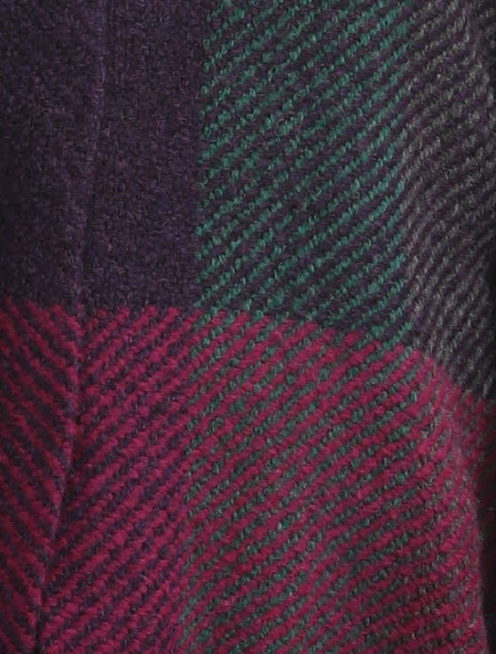 CAPES & RUANAS BRANIGAN WEAVERS RACHEL CAPE - Kildare Multi Mulberry