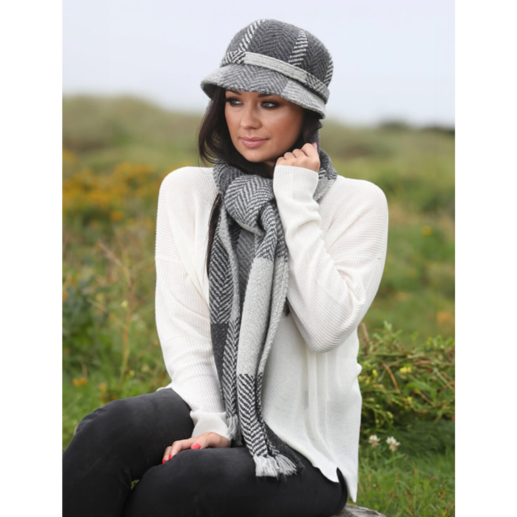 ACCESSORIES BRANIGAN WEAVERS SCARF - Donegal Grey
