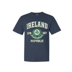 SHIRTS CLEARANCE: IRELAND BLUE LAURELS TEE SHIRT :FINAL SALE