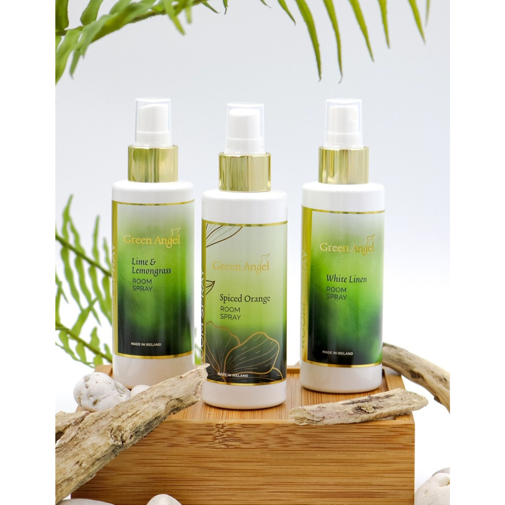 FRAGRANCES GREEN ANGEL ROOM SPRAY SET (3pc)
