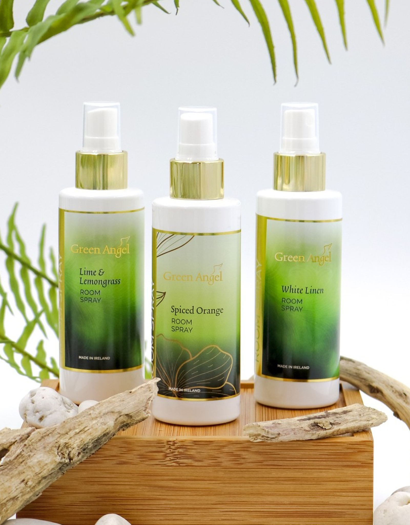 FRAGRANCES GREEN ANGEL ROOM SPRAY SET (3pc)