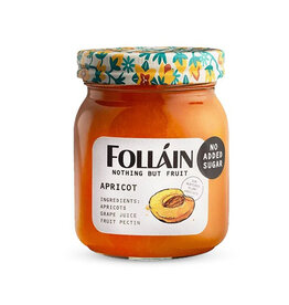 JAMS & SAUCES FOLLAIN 'NOTHING BUT FRUIT' JAM - Apricot