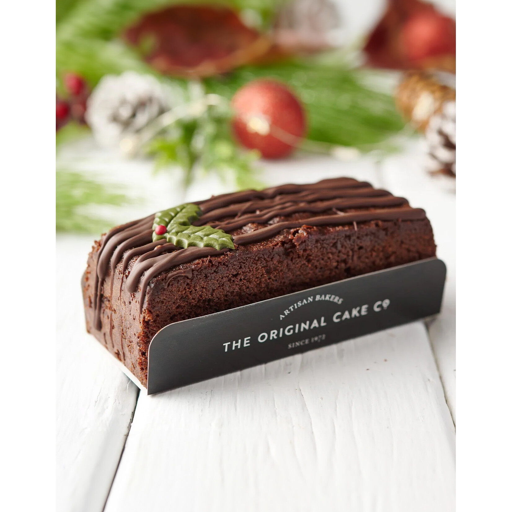 HOLIDAY TREATS OCC BELGIAN CHOCOLATE YULE LOG (275g)