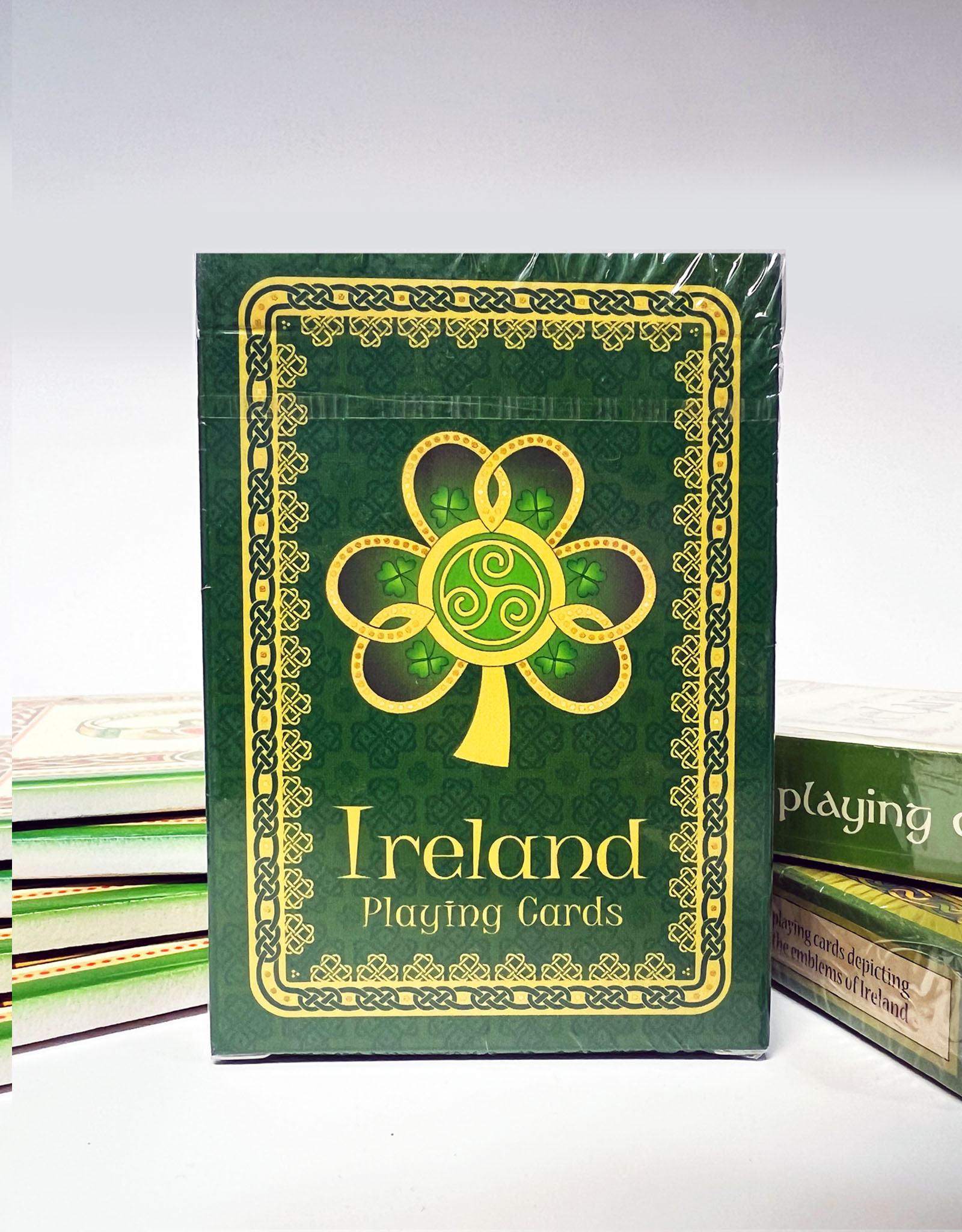 MISC NOVELTY CELTIC PLAYING CARDS - Shamrock Spiral