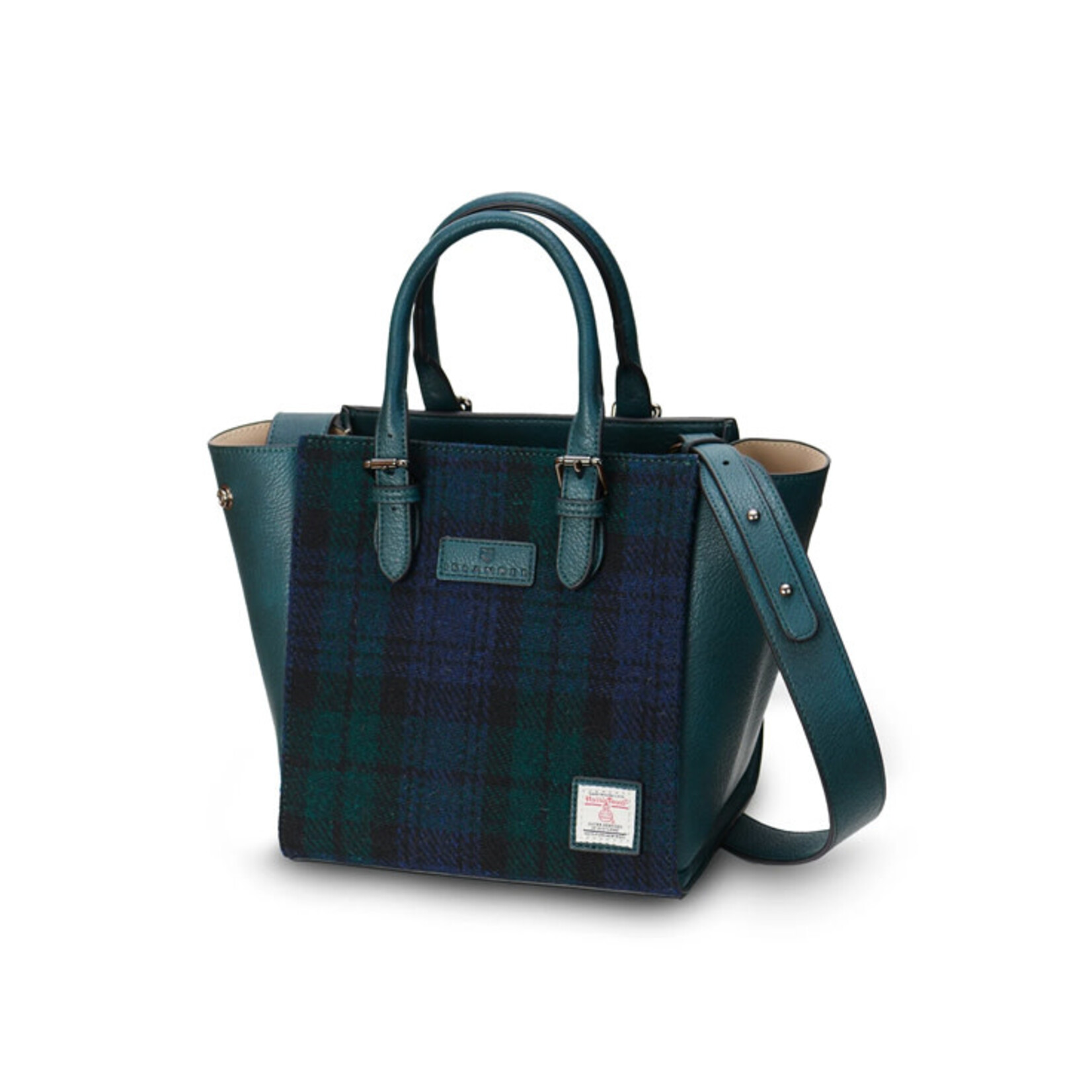 ACCESSORIES ISLANDER MEDIUM CAILLIE TOTE w HARRIS TWEED Black Watch