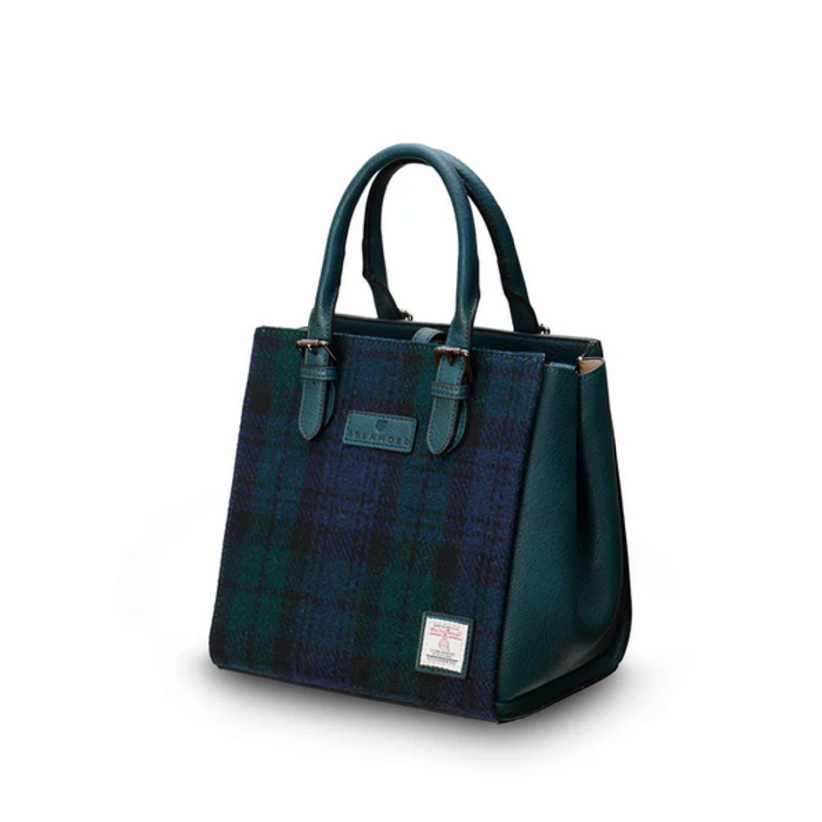 ACCESSORIES ISLANDER MEDIUM CAILLIE TOTE w HARRIS TWEED Black Watch