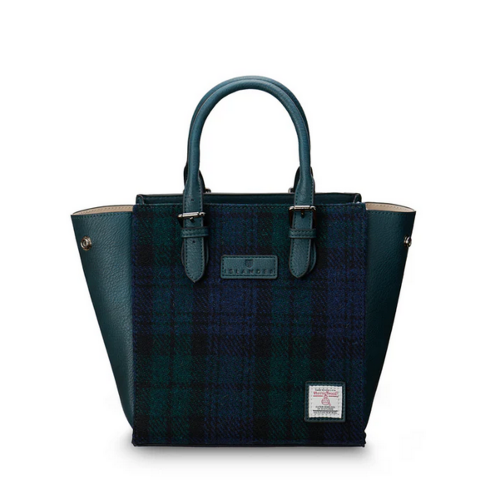 ACCESSORIES ISLANDER MEDIUM CAILLIE TOTE w HARRIS TWEED Black Watch