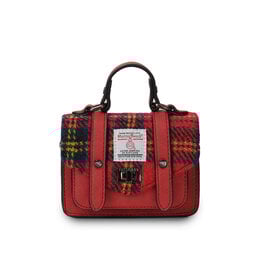 ACCESSORIES ISLANDER WEE SATCHEL w HARRIS TWEED Royal Stewart