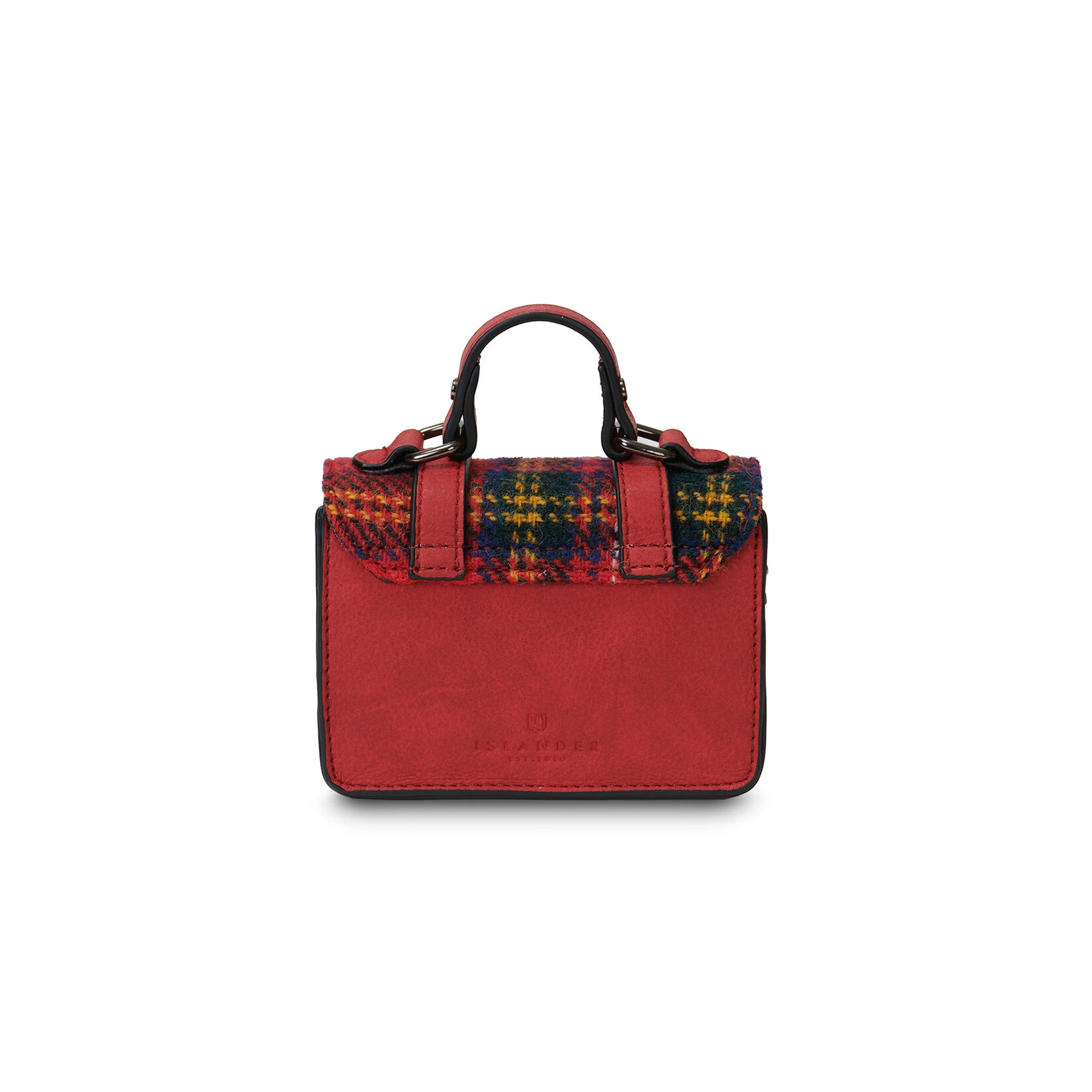 ACCESSORIES ISLANDER WEE SATCHEL w HARRIS TWEED Royal Stewart