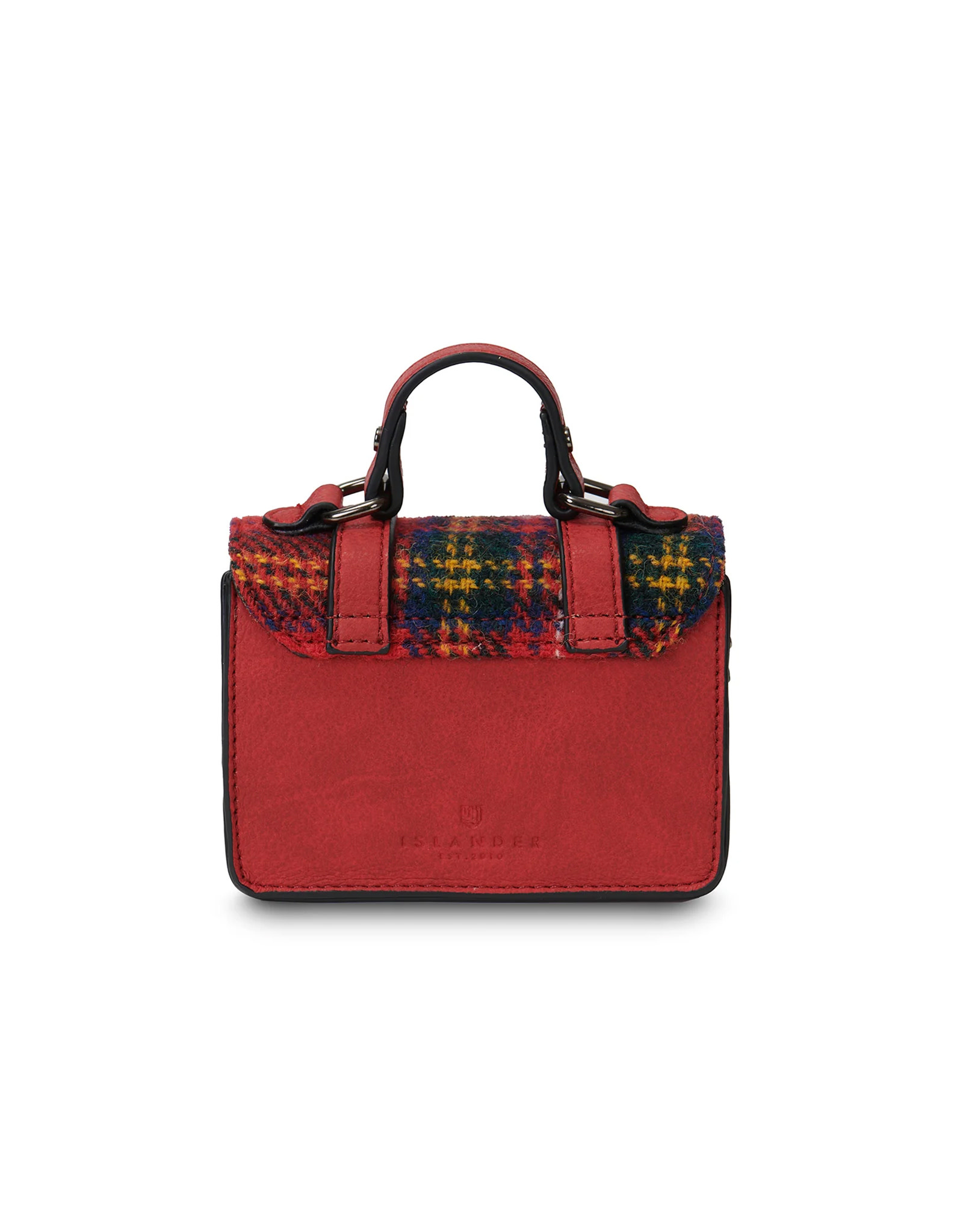 ACCESSORIES ISLANDER WEE SATCHEL w HARRIS TWEED Royal Stewart