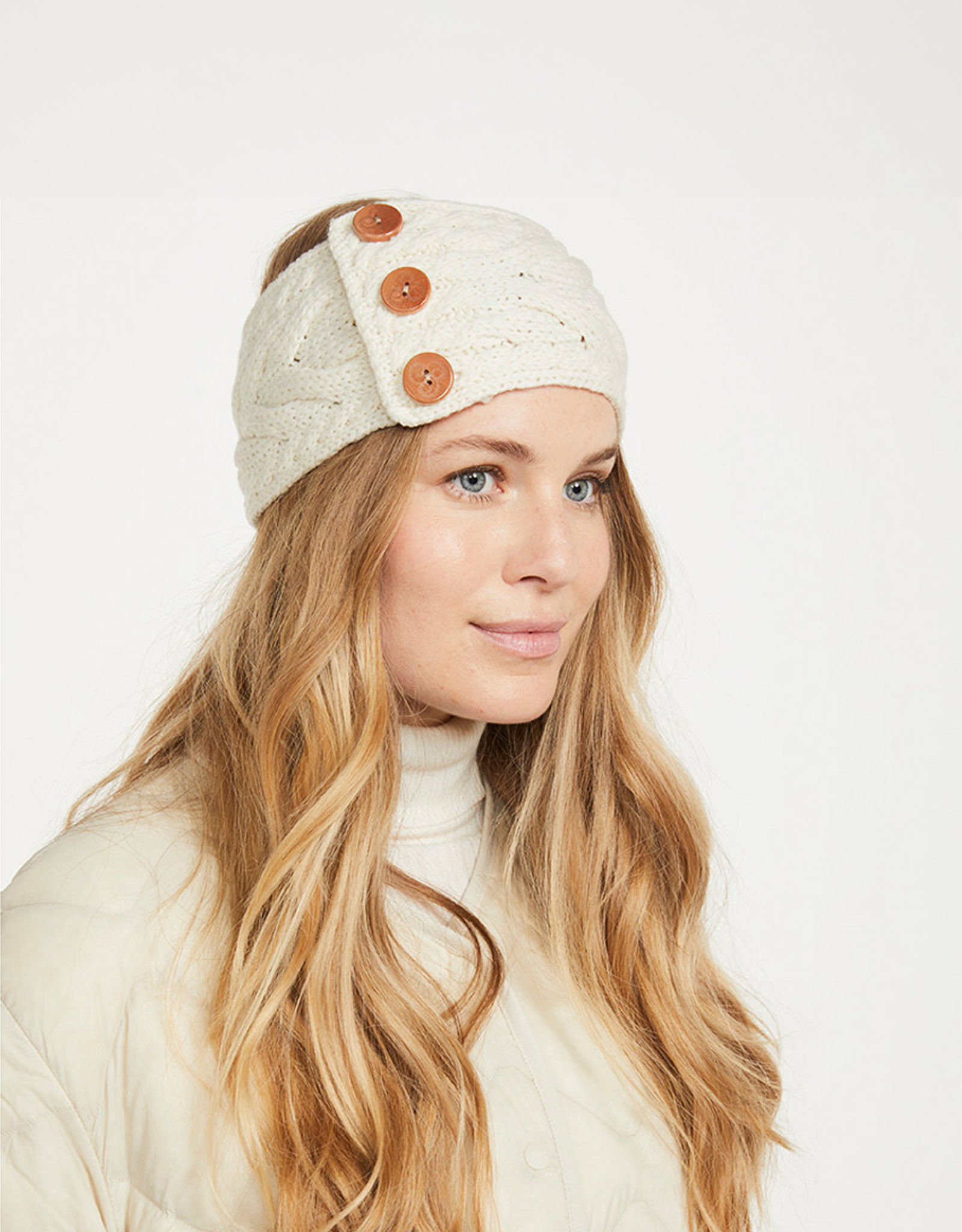 ACCESSORIES ARAN KNIT ADULT HEADBAND
