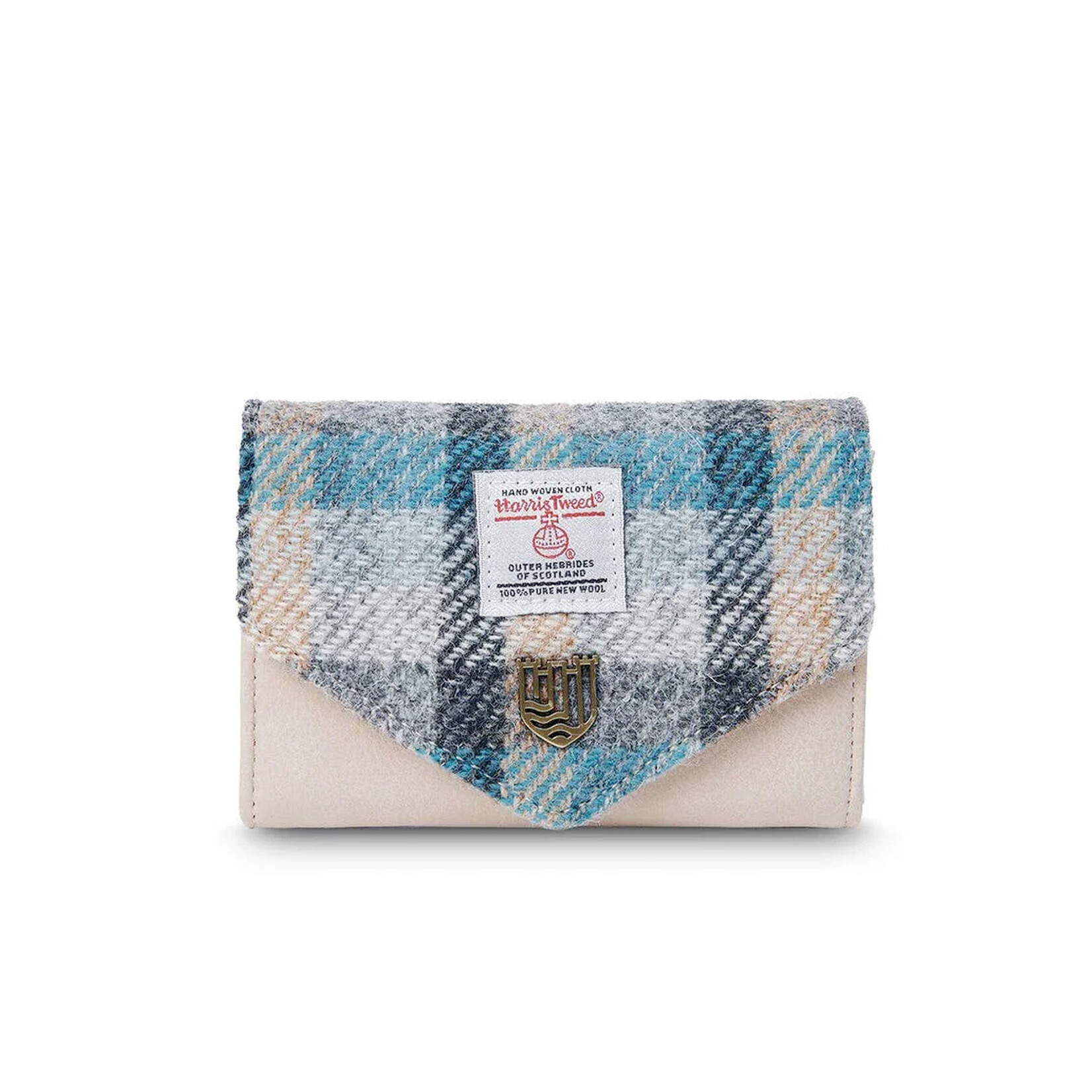 ACCESSORIES ISLANDER SML CLASP PURSE WALLET w HARRIS TWEED Islander Tweed