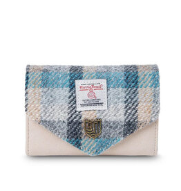 ACCESSORIES ISLANDER SML CLASP PURSE WALLET w HARRIS TWEED Islander Tweed