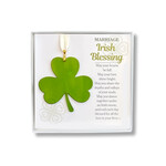 DECOR STAINED GLASS SHAMROCK - Irish Marriage