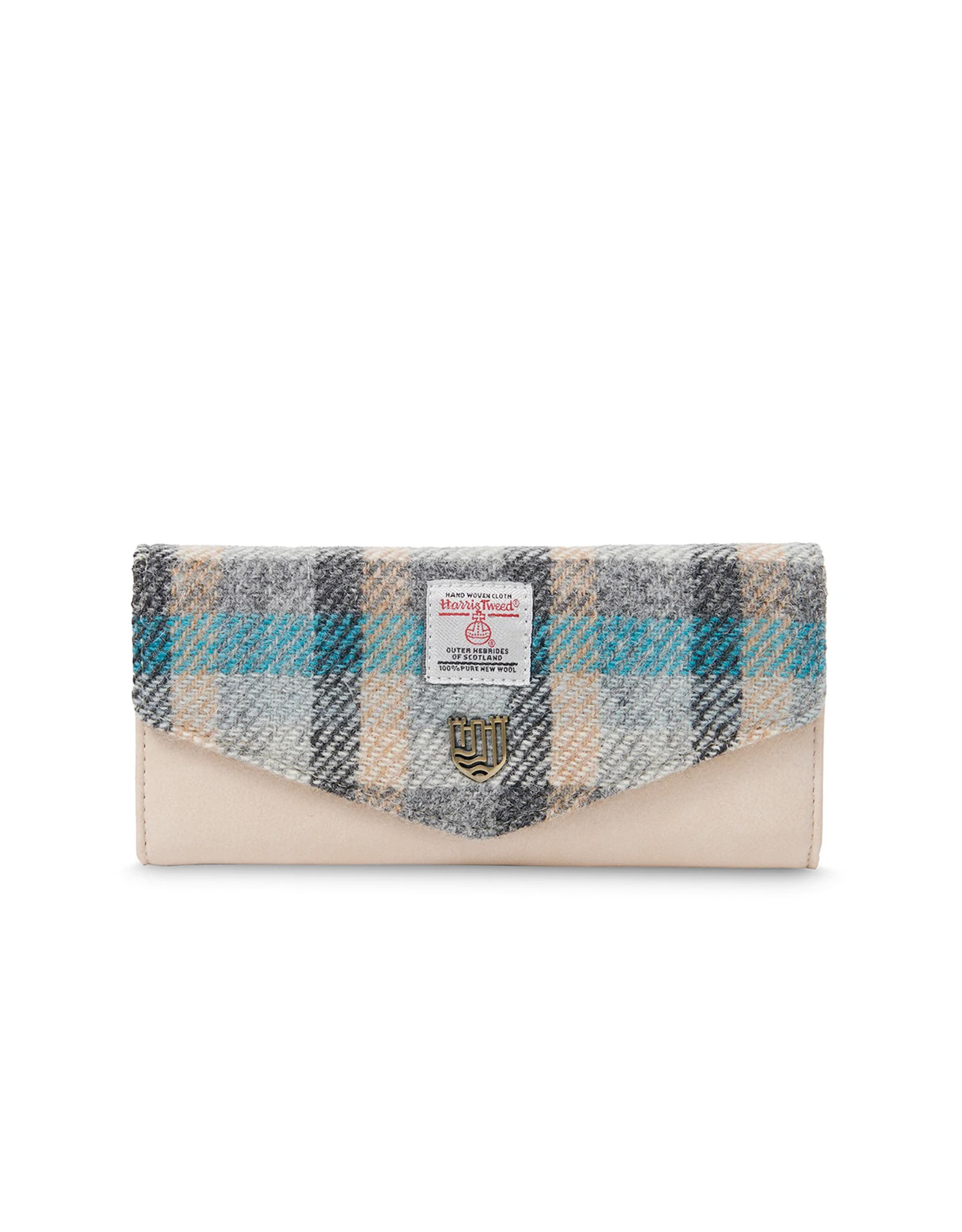 ACCESSORIES ISLANDER LRG CLASP PURSE WALLET w HARRIS TWEED Islander Tartan
