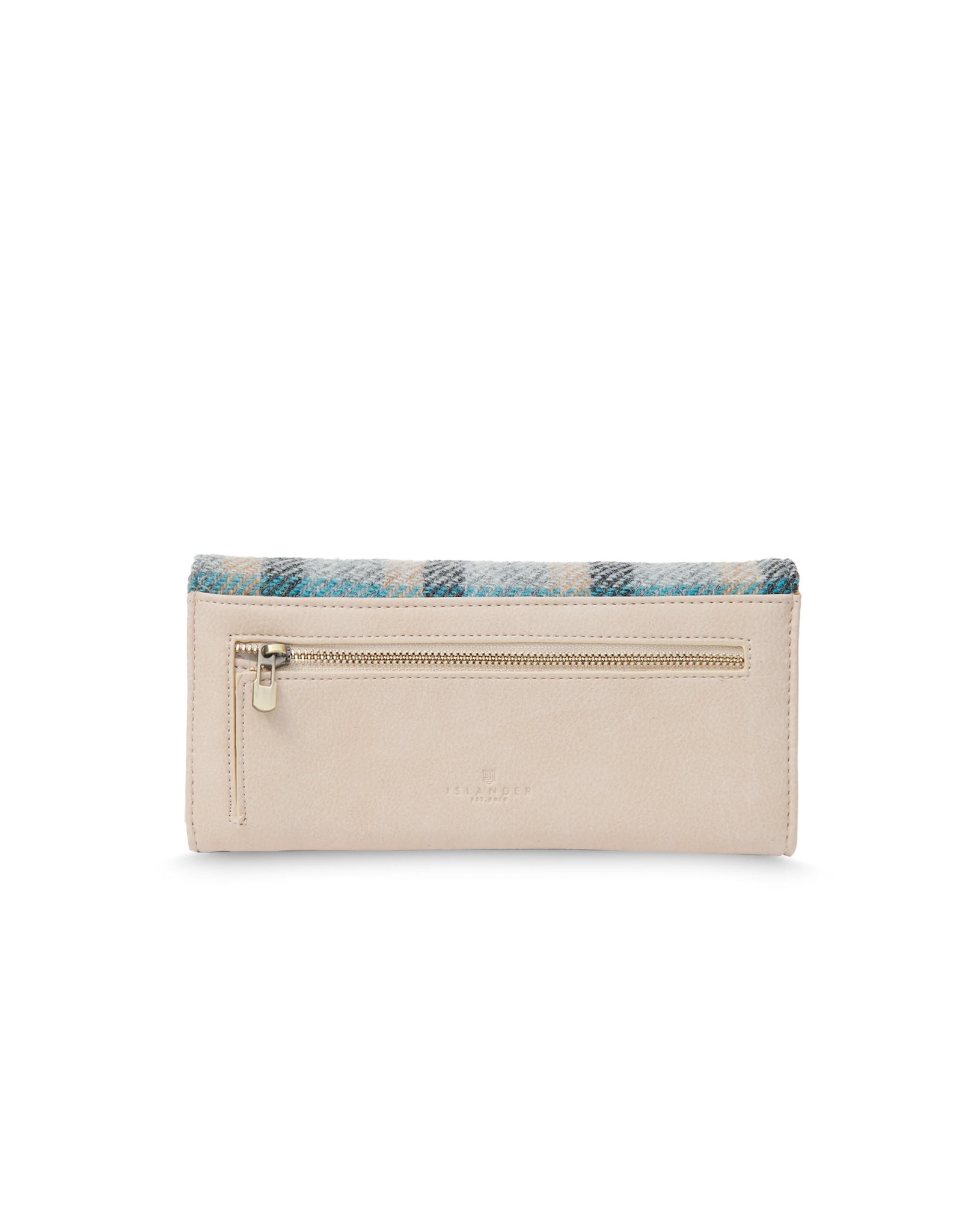 ACCESSORIES ISLANDER LRG CLASP PURSE WALLET w HARRIS TWEED Islander Tartan