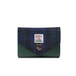 ACCESSORIES ISLANDER SML CLASP PURSE WALLET w HARRIS TWEED Black Watch
