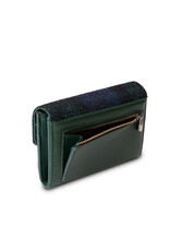 ACCESSORIES ISLANDER SML CLASP PURSE WALLET w HARRIS TWEED Black Watch
