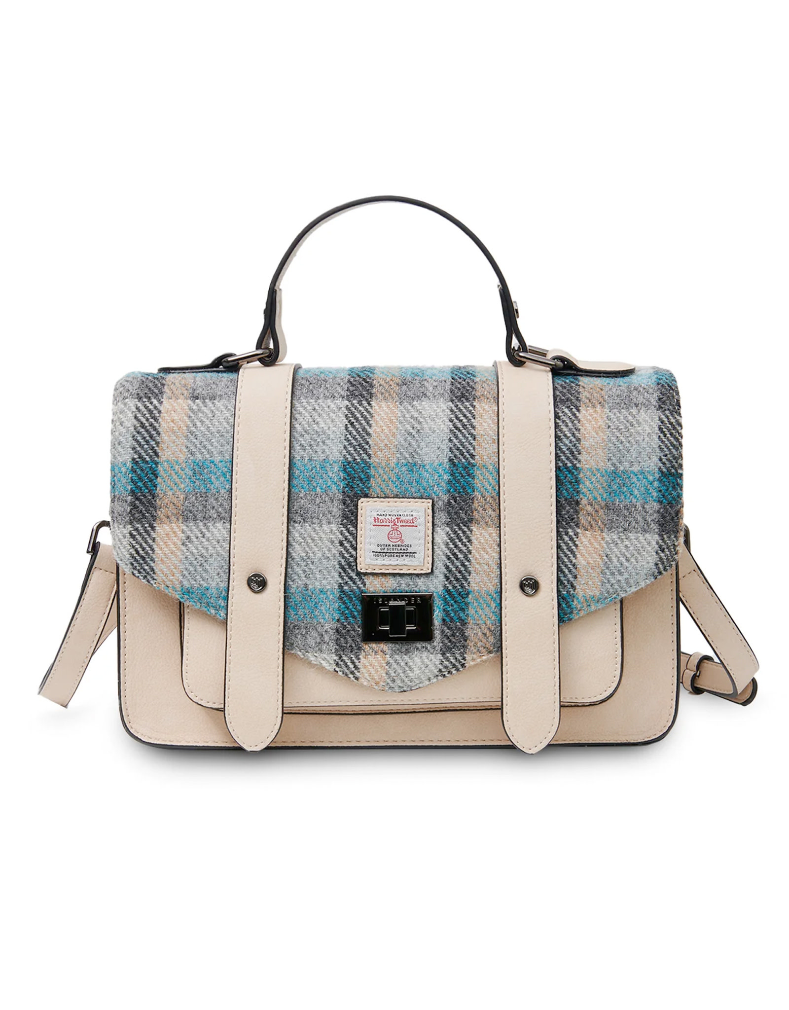 ACCESSORIES ISLANDER LARGE SATCHEL w HARRIS TWEED Islander Tartan