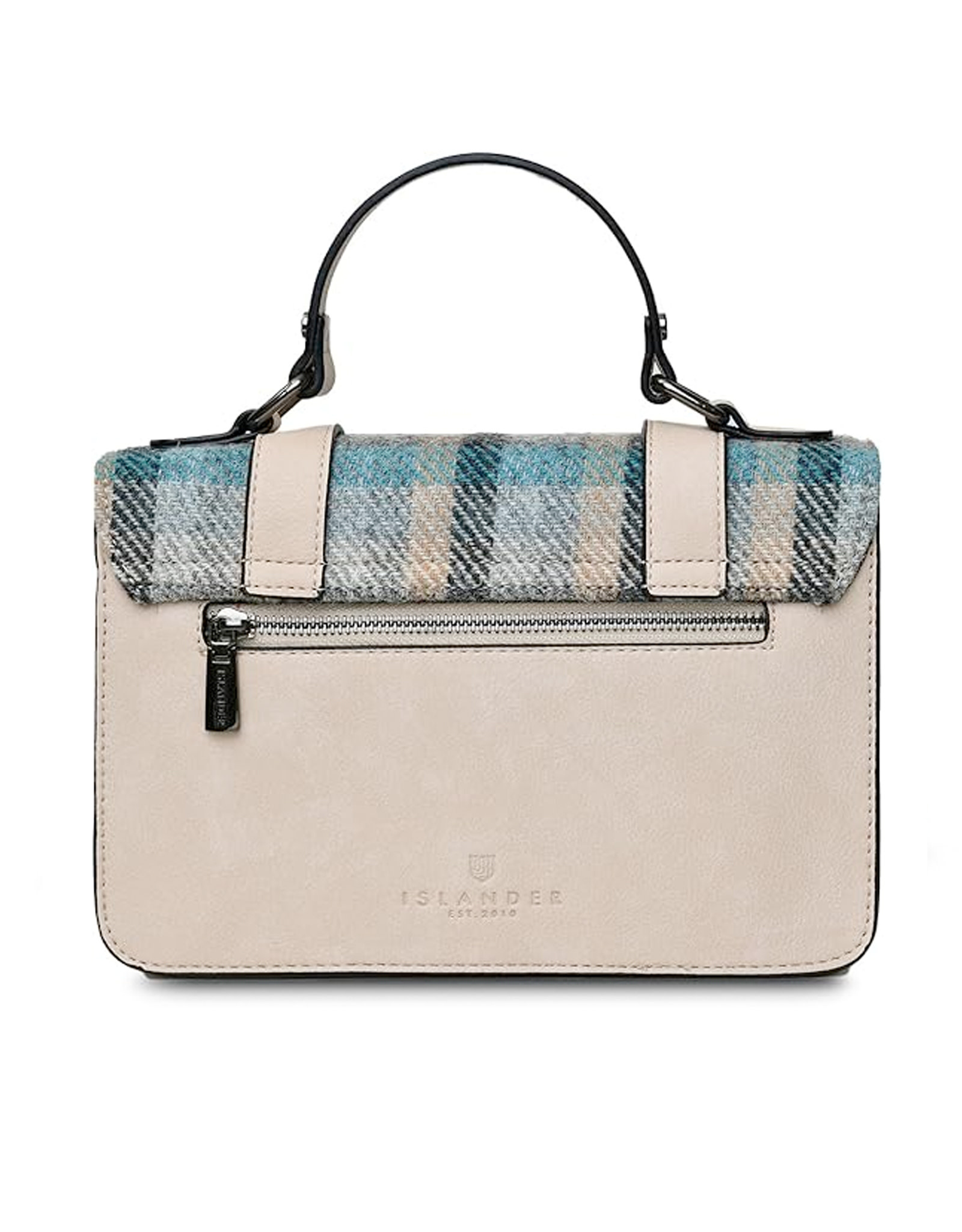 ACCESSORIES ISLANDER LARGE SATCHEL w HARRIS TWEED Islander Tartan