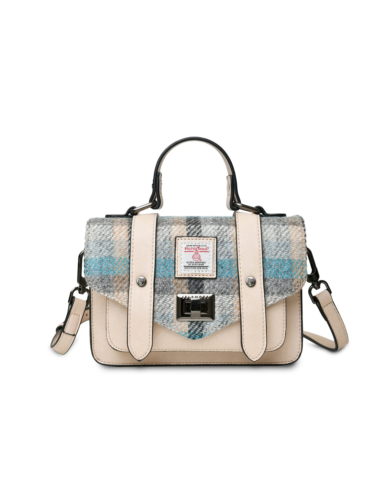 ACCESSORIES ISLANDER MINI SATCHEL w HARRIS TWEED Islander Tartan
