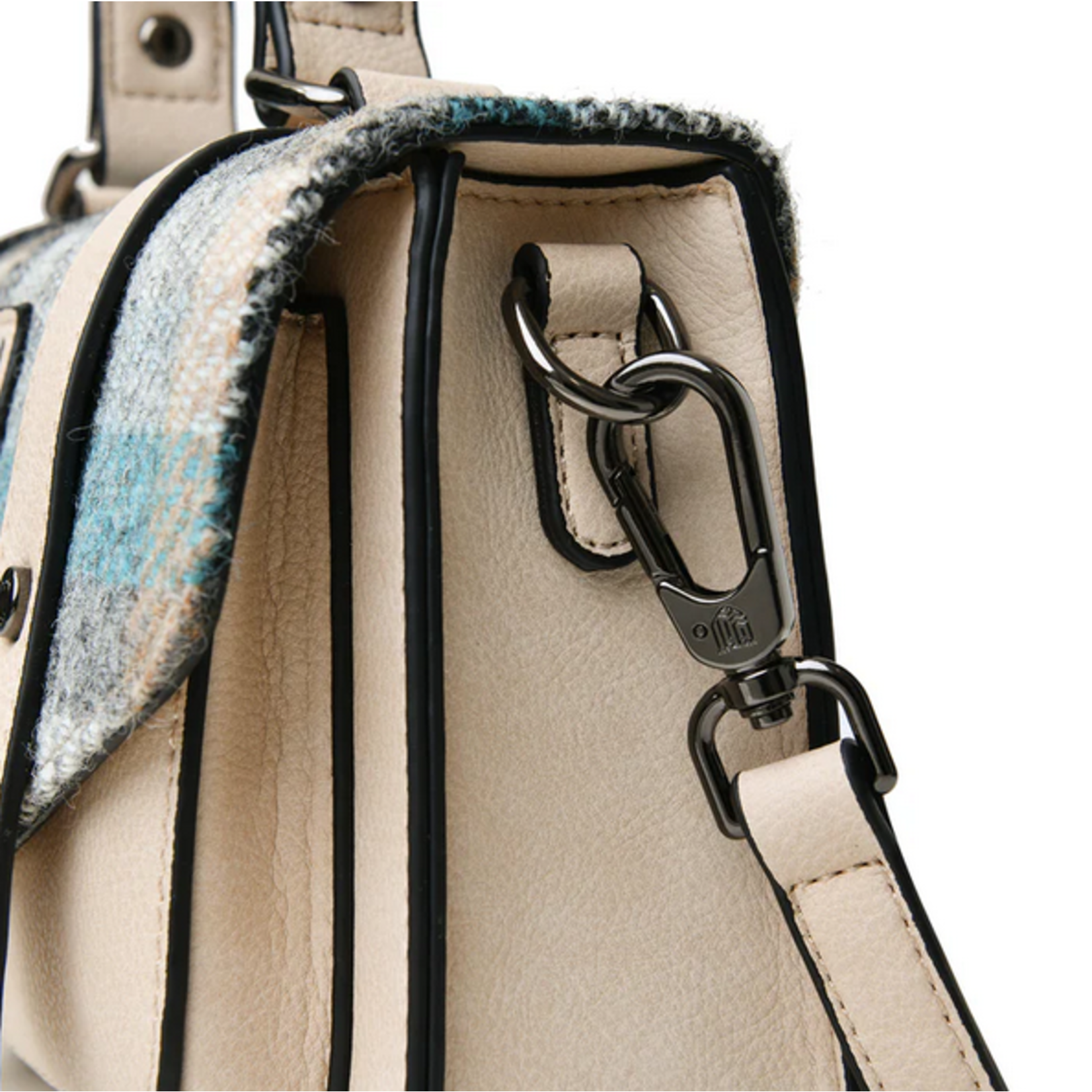 ACCESSORIES ISLANDER MEDIUM SATCHEL w HARRIS TWEED Islander Tartan