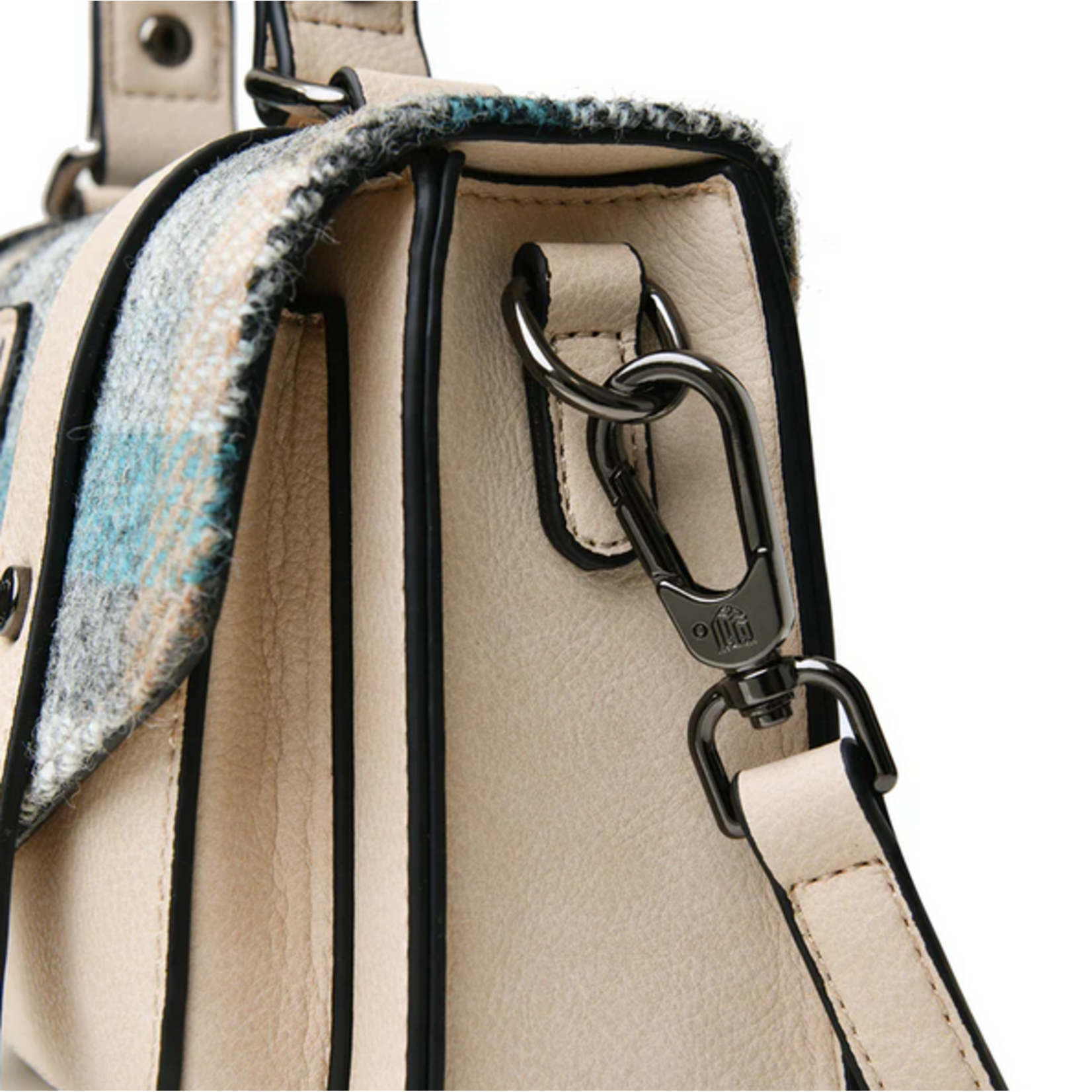 ACCESSORIES ISLANDER MINI SATCHEL w HARRIS TWEED Islander Tartan