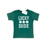 KIDS CLOTHES LUCKY DUDE SHAMROCK KIDS T-SHIRT