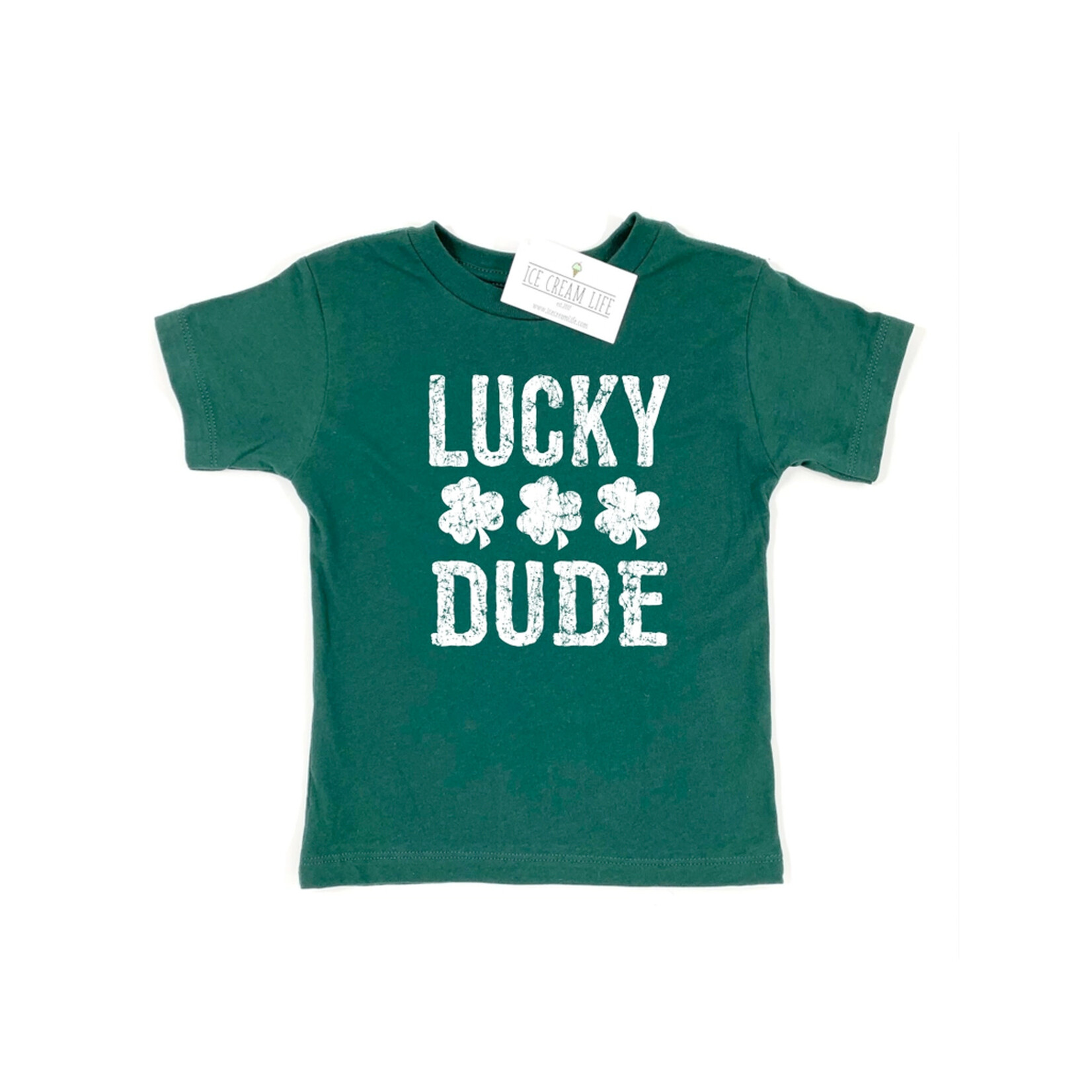 KIDS CLOTHES LUCKY DUDE SHAMROCK KIDS T-SHIRT
