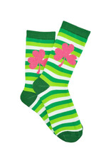 ST PATRICK'S DAY NOVELTY ST PATS STRIPE PINK SHAM SOCKS