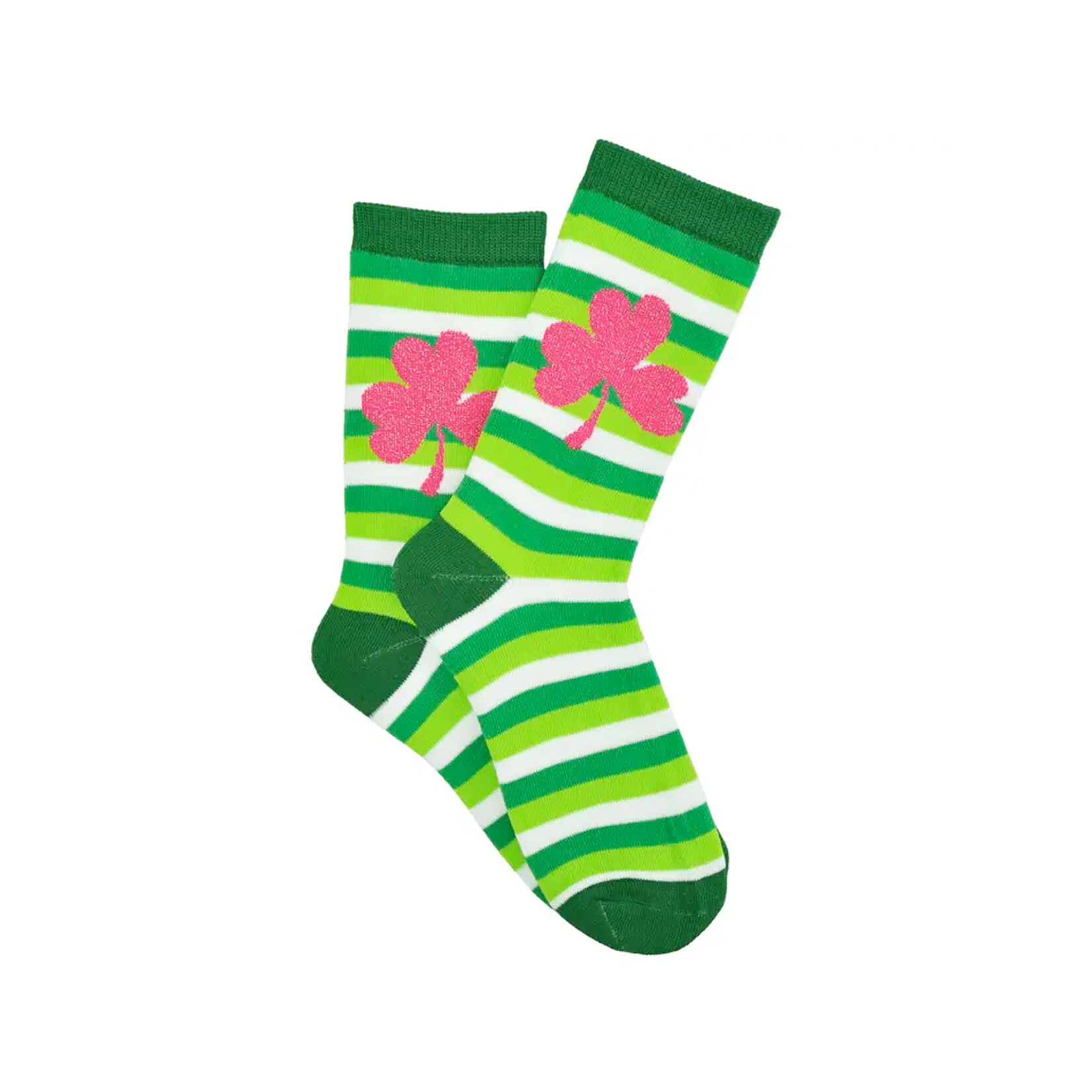 ST PATRICK'S DAY NOVELTY ST PATS STRIPE PINK SHAM SOCKS