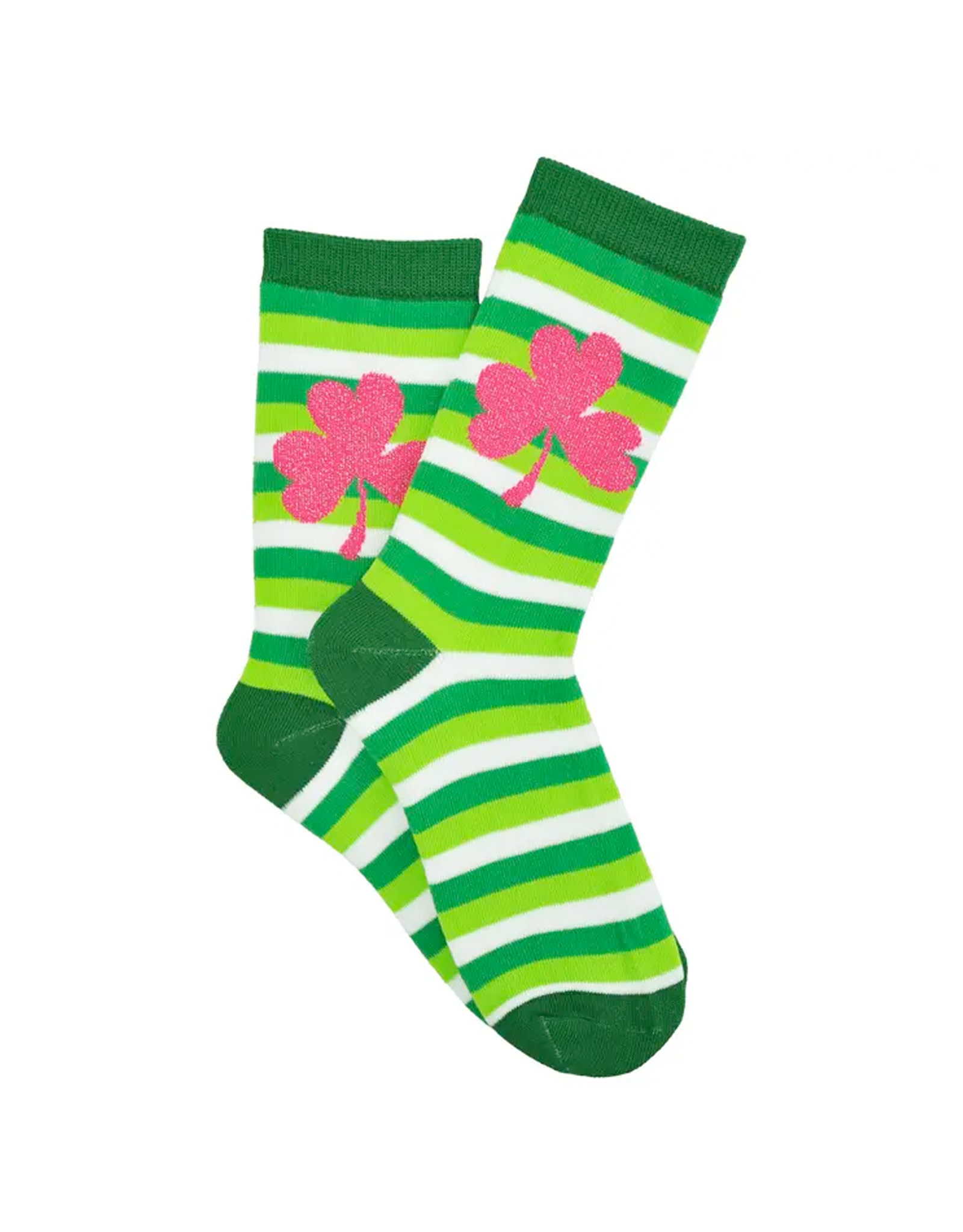 ST PATRICK'S DAY NOVELTY ST PATS STRIPE PINK SHAM SOCKS