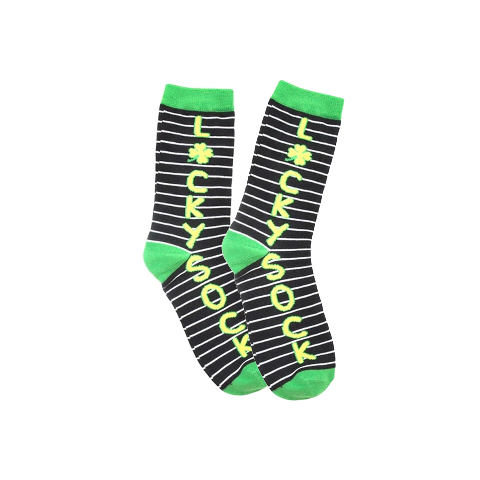 ST PATRICK'S DAY NOVELTY ST PATS STRIPE LUCKY SOCKS