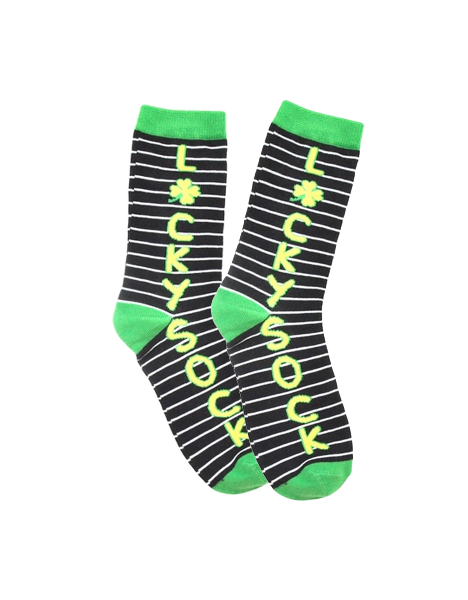 ST PATRICK'S DAY NOVELTY ST PATS STRIPE LUCKY SOCKS