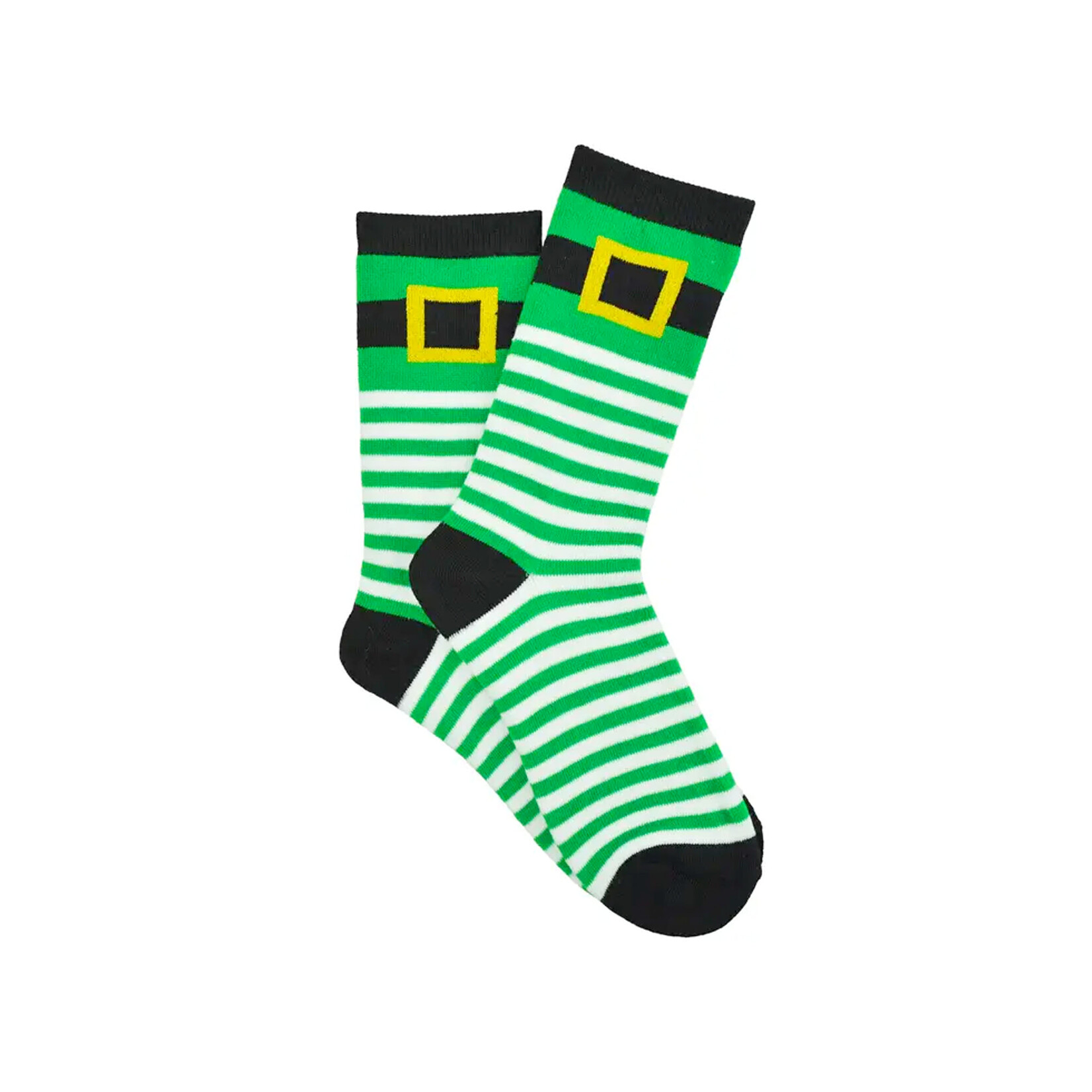 ST PATRICK'S DAY NOVELTY ST PATS LEPR BUCKLE SOCKS