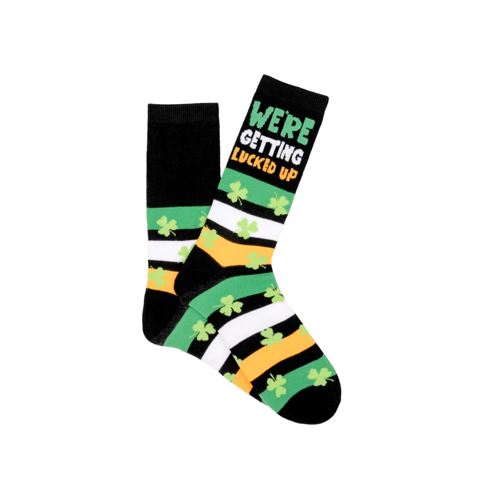 ST PATRICK'S DAY NOVELTY ST PATS 'LUCKED UP' SOCKS