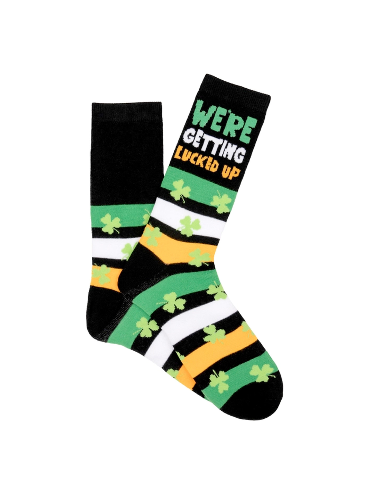 ST PATRICK'S DAY NOVELTY ST PATS 'LUCKED UP' SOCKS