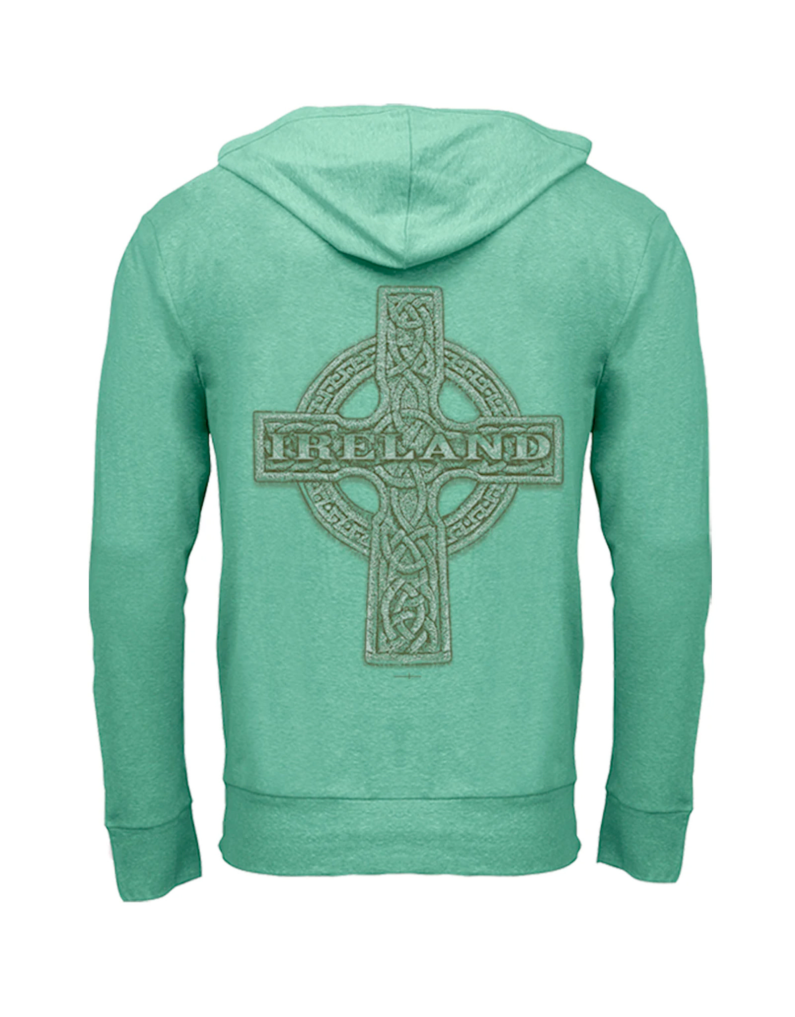 SWEATSHIRTS CELTIC CROSS LIGHT-WEIGHT ZIP-UP HOODIE