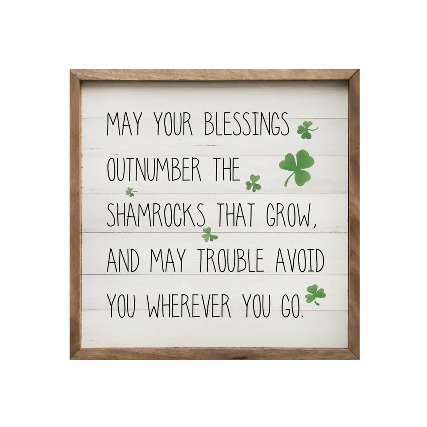 PLAQUES & GIFTS MAY YOUR BLESSINGS - Framed Decor 8 x 8