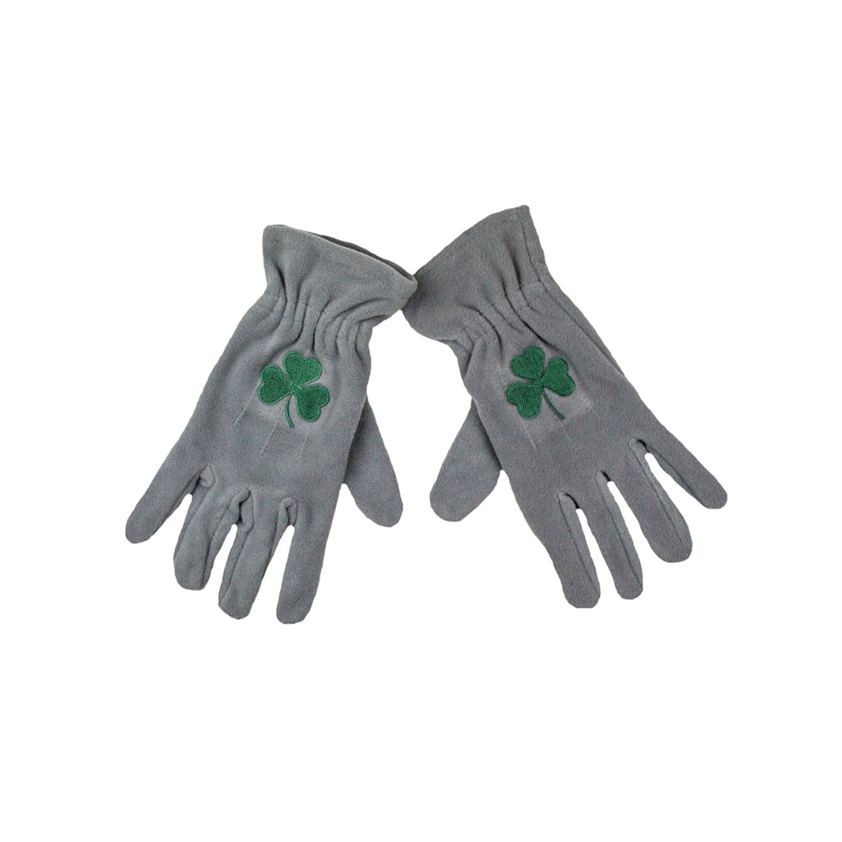 ACCESSORIES DONEGAL BAY FLEECE GLOVES - Grey Shamrocks