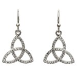 EARRINGS SHANORE  DROP TRINITY EARRINGS w. CRYSTALS
