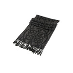 ACCESSORIES CELTIC ORE PASHMINA STYLE SCARF - Black