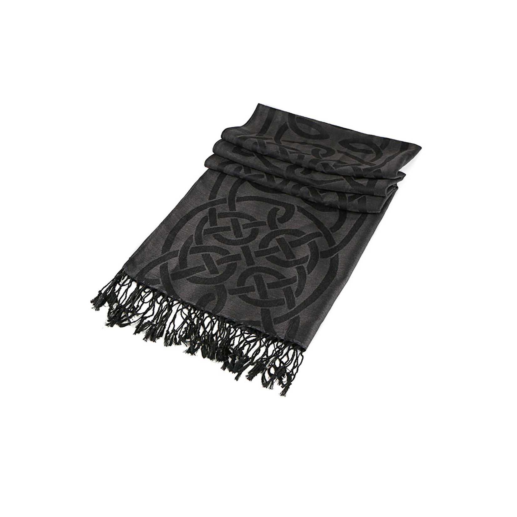 ACCESSORIES CELTIC ORE PASHMINA STYLE SCARF - Black
