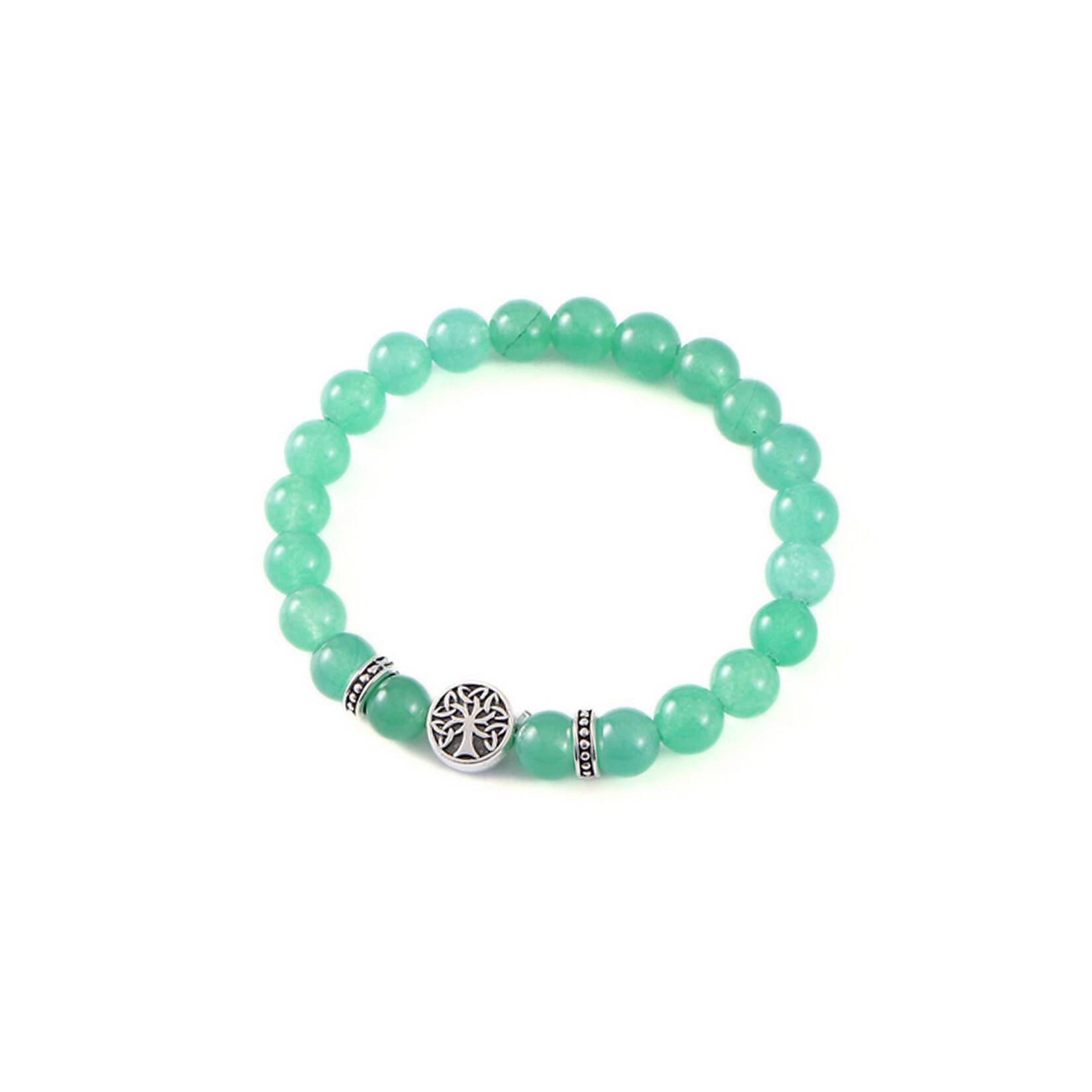 BRACELETS & BANGLES CELTIC TREE OF LIFE ENERGY BRACELET - Jade