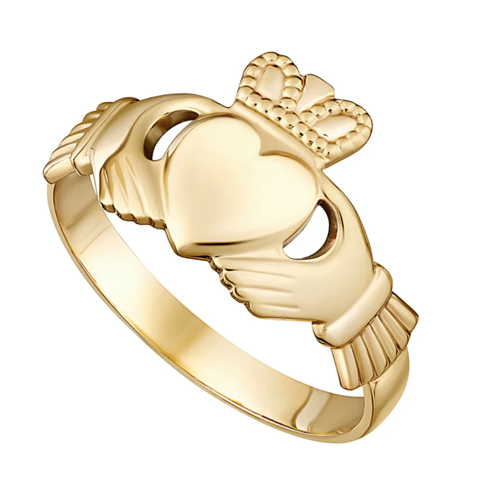 RINGS SOLVAR LADIES 10K CLADDAGH RING