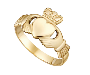 SOLVAR LADIES 10K CLADDAGH RING - Irish Crossroads
