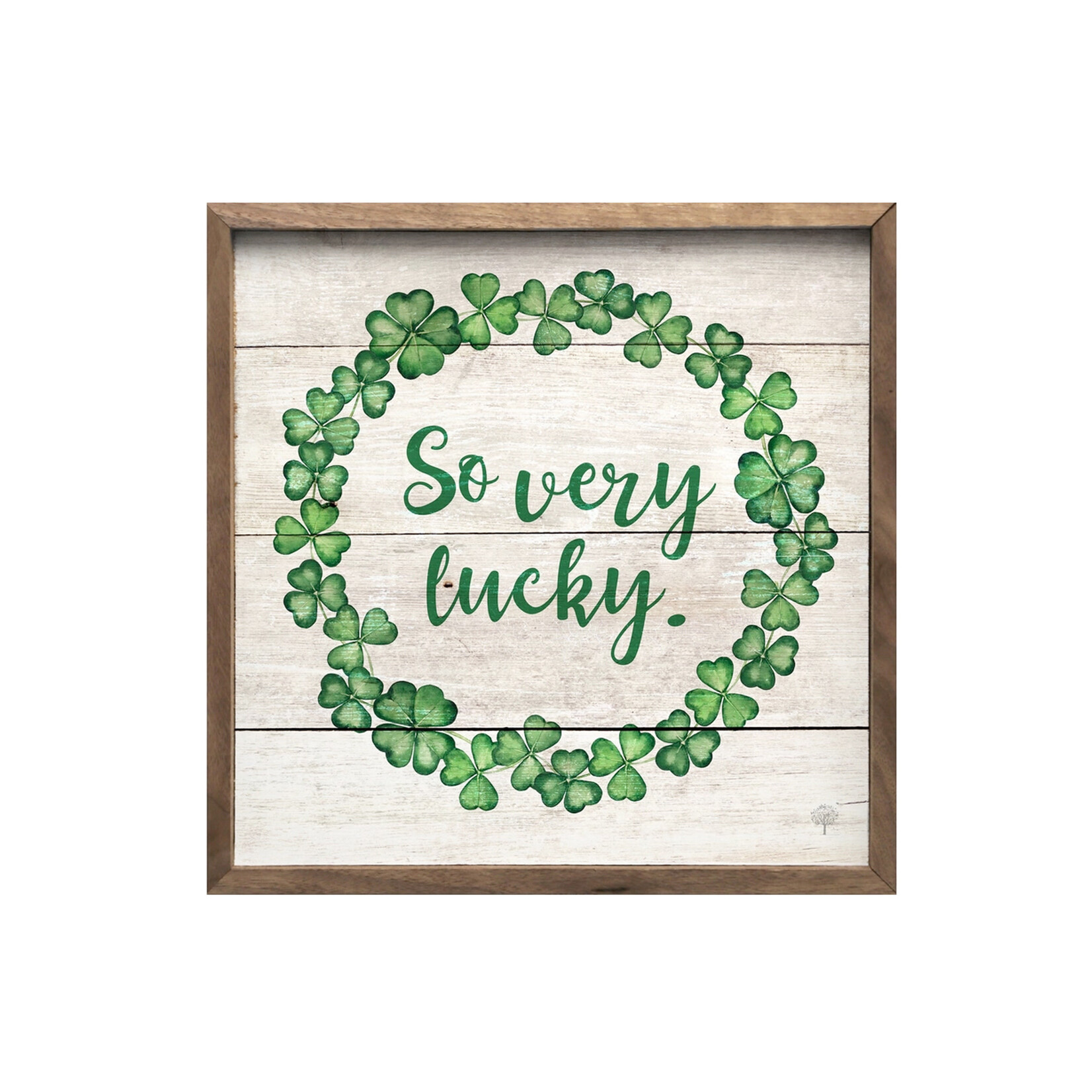 PLAQUES, SIGNS & POSTERS SO VERY LUCKY - Framed Decor 12 x 12