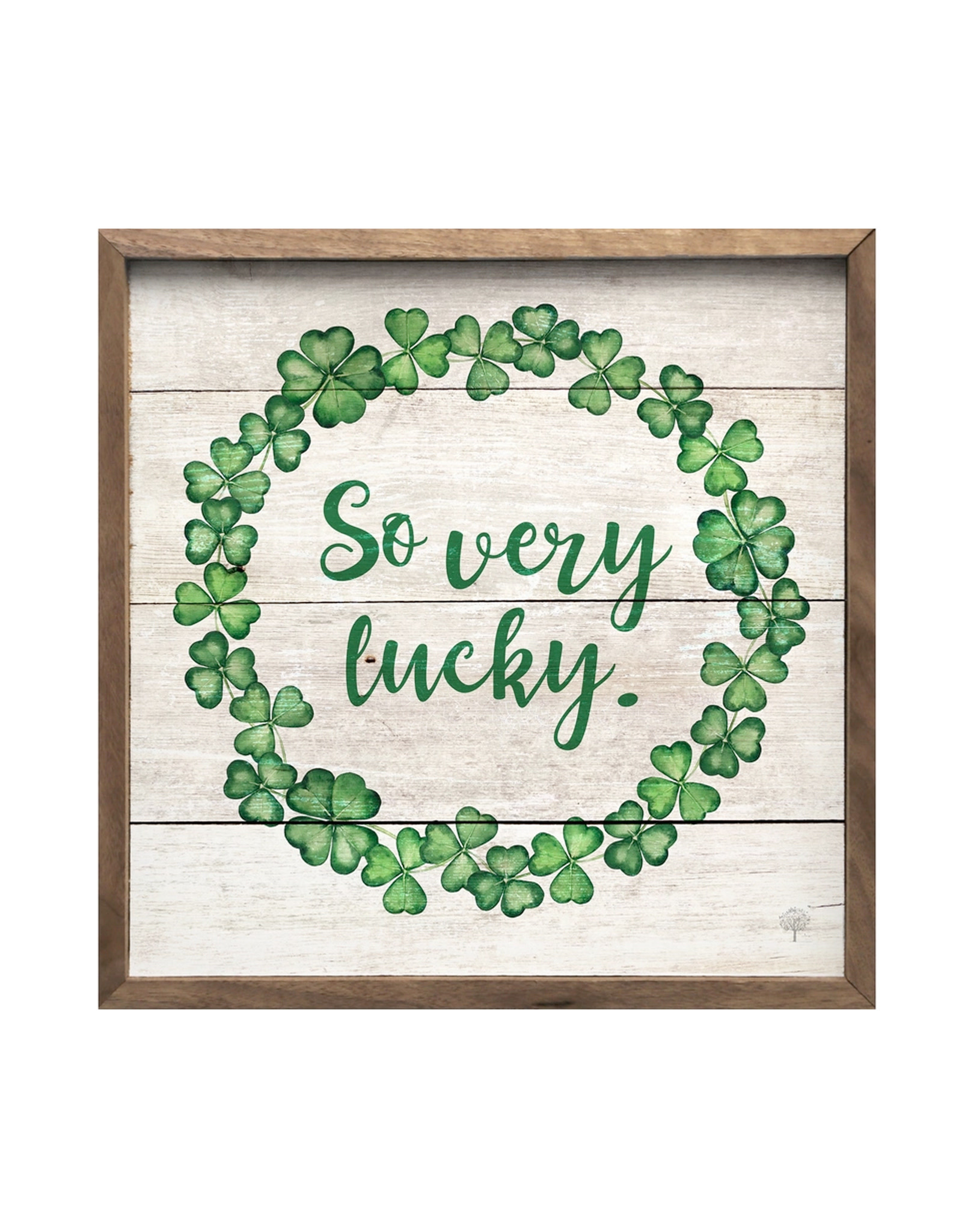 PLAQUES, SIGNS & POSTERS SO VERY LUCKY - Framed Decor 12 x 12